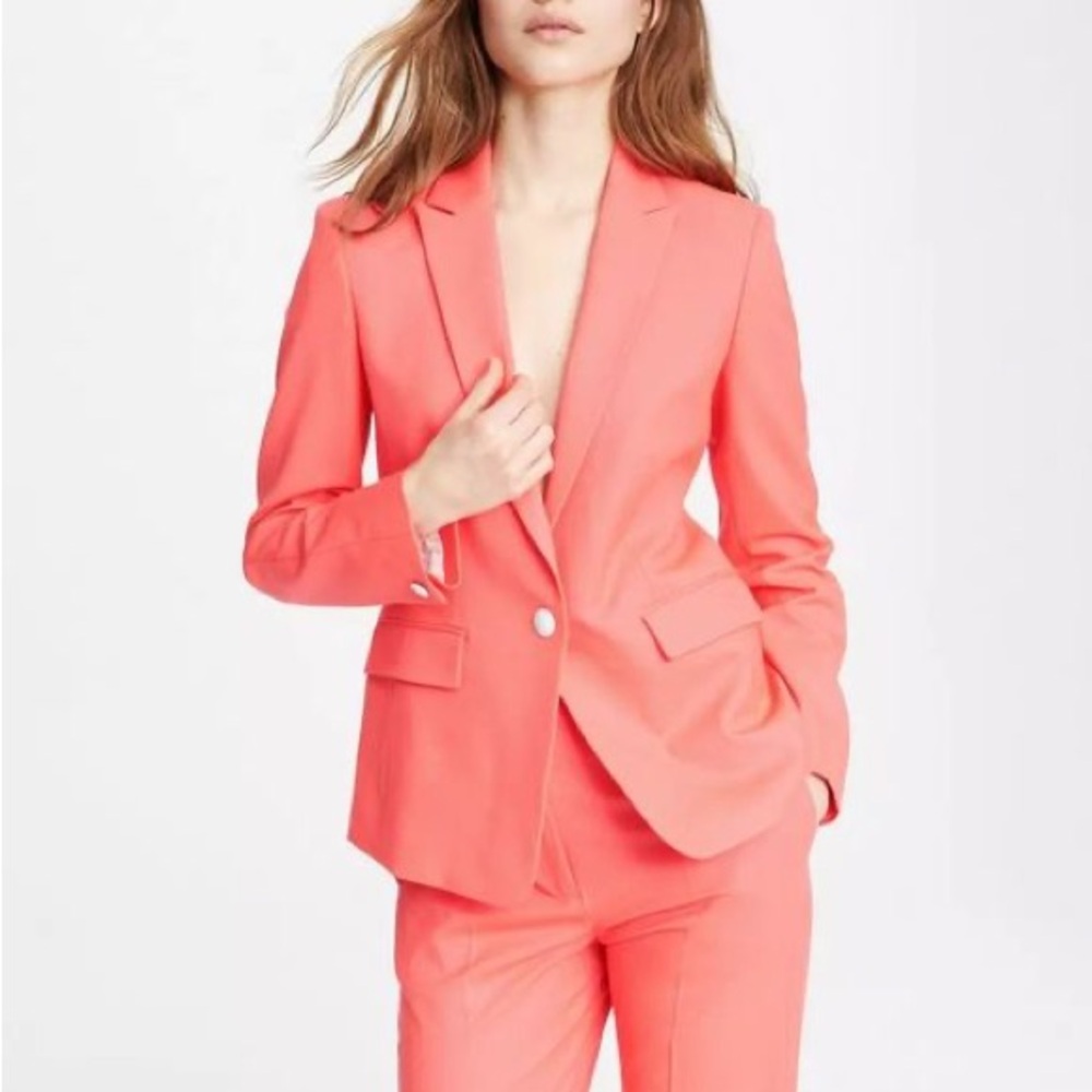 Like new Rag and Bone bright coral blazer size 14